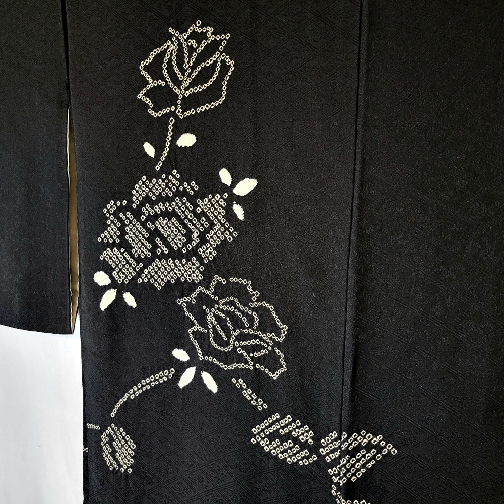 Vintage Silk Kimono Jacket | Japanese Haori | Cover Up
